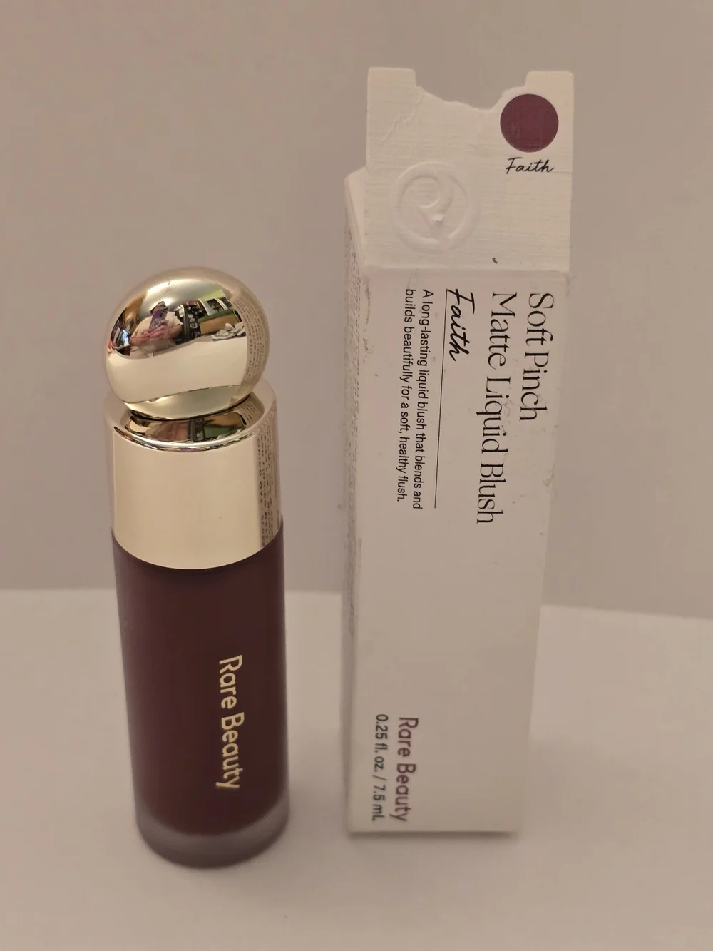 Rare Beauty Soft Pinch Matte Liquid Blush - Faith (Deep Berry)